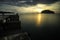 Sunrise scene with long exposure at local fisherman pier