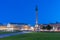 Sunrise at Schlossplatz in Stuttgart, Germany