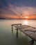 Sunrise Seascape with Abandon Jetty