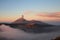 Sunrise at Semeru volcano on Java, Indonesia