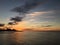 Sunrise in September at Coney Island in Brooklyn, New York, NY.