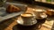 Sunrise Serenity: Italian Espresso, Tranquil Ambiance