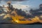 Sunrise skies over Torres Straits Islands Archipelago, Australia