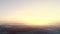 Sunrise skyline rural field horizon aerial view