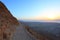 Sunrise from the Snake Path of Masada