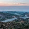 Sunrise Stilo village valley, Calabria, Italy