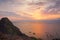 Sunrise, sunset at Cabo de Gata, Almeria, Andalusia, Spain