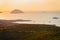 Sunrise or sunset at Golfo Arachi at Costa Smeralda