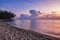 Sunrise surrounding Kuala Ibai Beach located in Terengganu, Malaysia