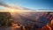 A Sunrise Symphony over the Grand Canyon. Generative Ai