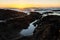 Sunrise on Tide Pools and Pahoehoe Lava On Punalu\\\'u Beach