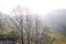 Sunrise time with blue sky and sunray or sunbeam at Doi Luang Chiang Dao, Chaingmai, Thailand.