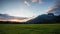 Sunrise Time lapse landscape in mountain, Tatranska Javorina, Slovakia, Tatras