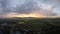 Sunrise time-lapse over the Shan Hills from Mandalay, Myanmar