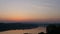 Sunrise Timelape on Danube River in Belgrade Serbia