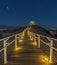 Sunrise at  a top of the mount  in vicinity of Eilat