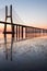 Sunrise at Vasco Gama Bridge