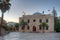 Sunrise view of Church of Agios Titos at Heraklion, Greece