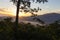 Sunrise View From The Foothills Parkway In Tennessee