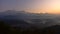 Sunrise view of Himalaya mountain ranges from Sarangkot, Nepal