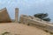 Sunrise view of the Monument to the Negev Brigade