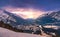 Sunrise View Over A Wintry Banff Lookout