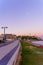 Sunrise view of the promenade, old Jaffa, Tel-Aviv-Yafo