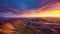 Sunrise view from Te Mata Peak, Hawke`s Bay, New Zealand