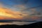 Sunrise view from the top of Cadillac Mountain