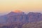 Sunrise view towards Jabal Harun Near Petra