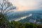 Sunrise viewpoint at Luang Prabang , Laos