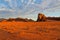 Sunrise in the Wadi Rum desert, Jordan.