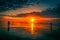 Sunrise watchers on Old Orchard Beach