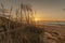 Sunrise at whitburn beach Sunderland spring morning