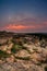 Sunrise at Writing on Stone Provincial Park in Alberta, Canada