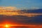 Sunrises  clouds. Cumulonimbus stones from Latin cumulus clouds, heaped up and nimbus, rainfall is a dense, towering vertical