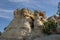 Sunrising above Pillar Arch in Aztec New Mexico