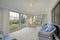 Sunroom with patio view