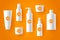 Sunscreen cosmetic products with sun protection factor labels