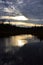 Sunset on Adirondack pond