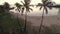 Sunset aerial overlooking Honolulu\'s Ala Moana Beach