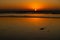 Sunset in Agadir, morocco. A sandy beach