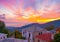 Sunset in Agios Lavrendios