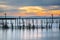 Sunset in the Albufera in Valencia