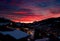 Sunset in Alps, Megeve