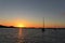 Sunset Anchored behind Hog Cay, Bahamas