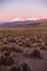 Sunset in Andes. Parinacota and Pomerade volcanos.