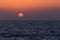 Sunset in Arabian gulf