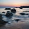 Sunset at Arche de Port Blanc in Saint-Pierre-Quiberon