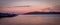 Sunset at the archipelago of BohuslÃ¤n, Sweden
